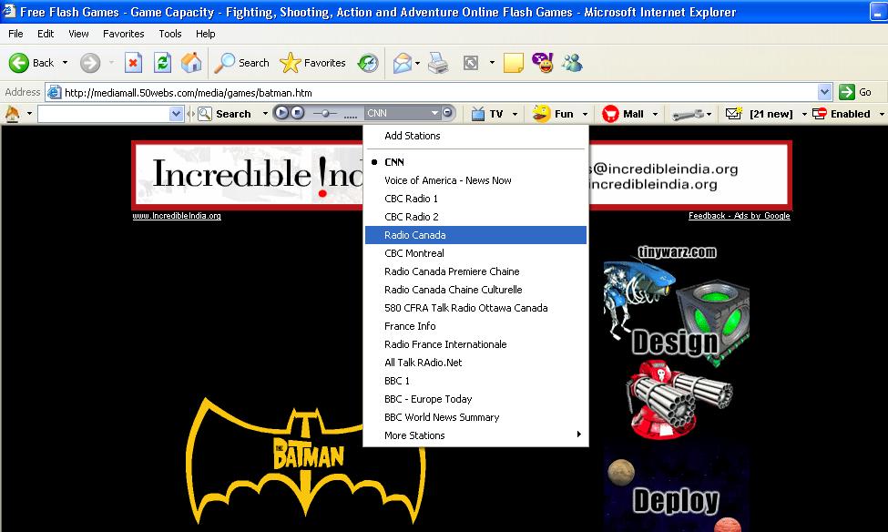 Media Mall Toolbar Screenshot